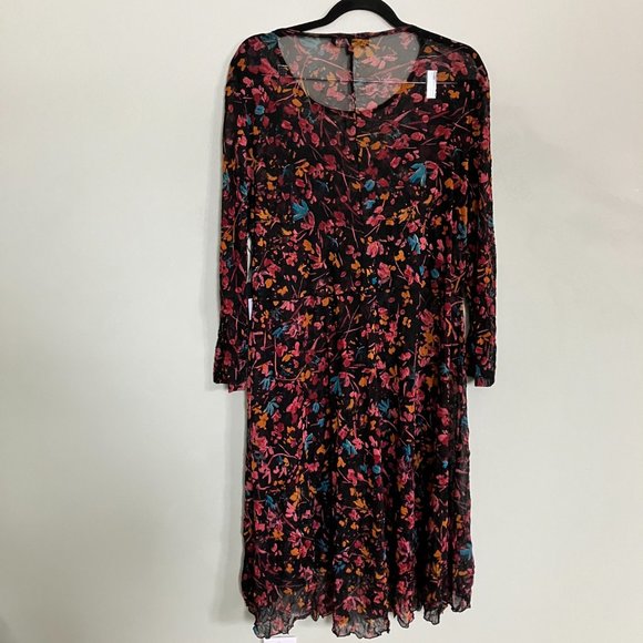 Liv by Habitat clothes NWT mesh long sleeve midi dress size XL - Picture 2 of 9